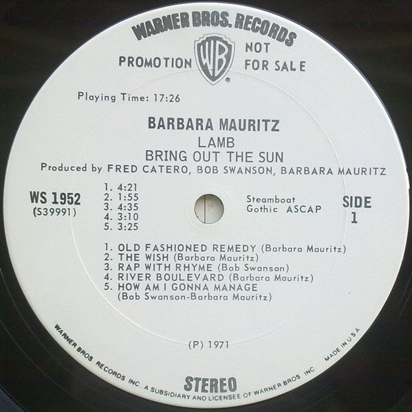 Bring Out The Sun - Barbara Mauritz