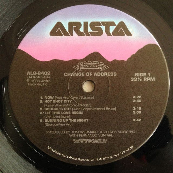Change Of Address - Krokus