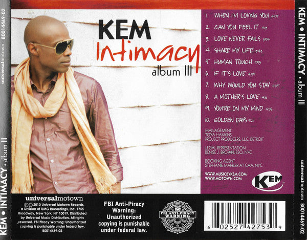 Intimacy Album Iii - Kem