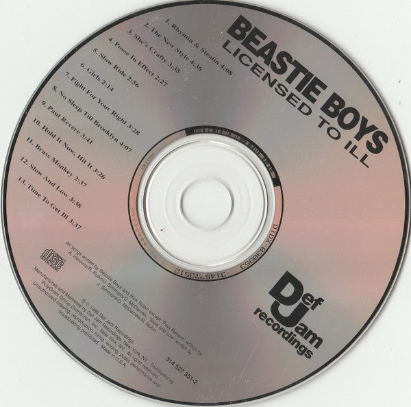 Licensed To Ill - Beastie Boys