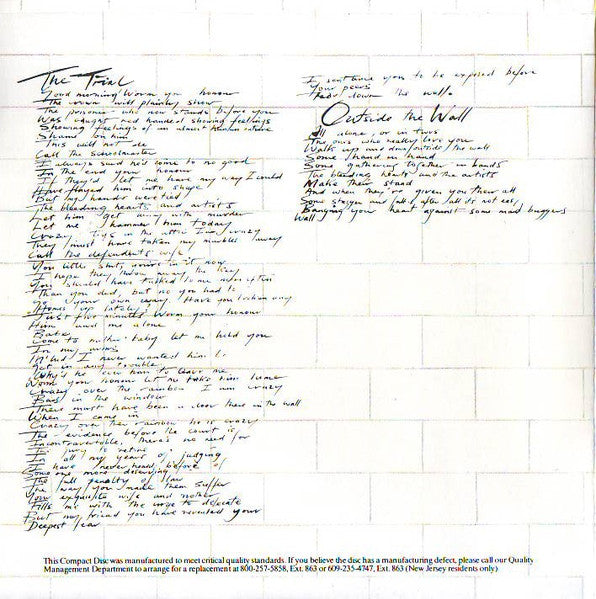 The Wall - Pink Floyd