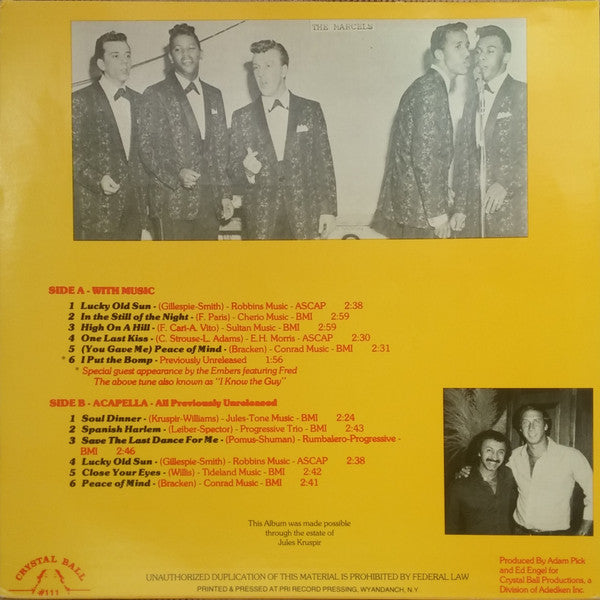 Lucky Old Sun - Fabulous Marcels, The