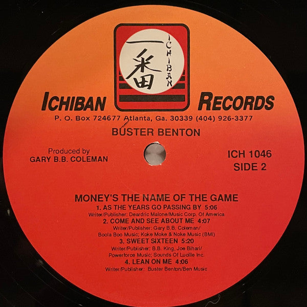 Money's The Name Of The Game - Benton, Buster