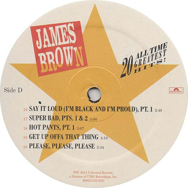 20 All Time Greatest Hits - Brown, James