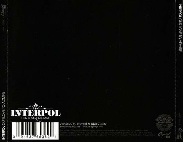 Our Love To Admire - Interpol
