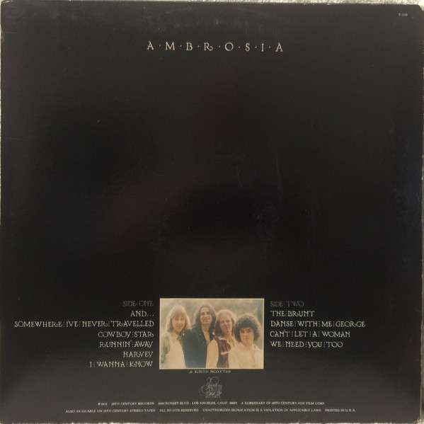 Somewhere I've Never Travelled - Ambrosia