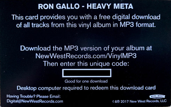 Heavy Meta - Gallo, Ron
