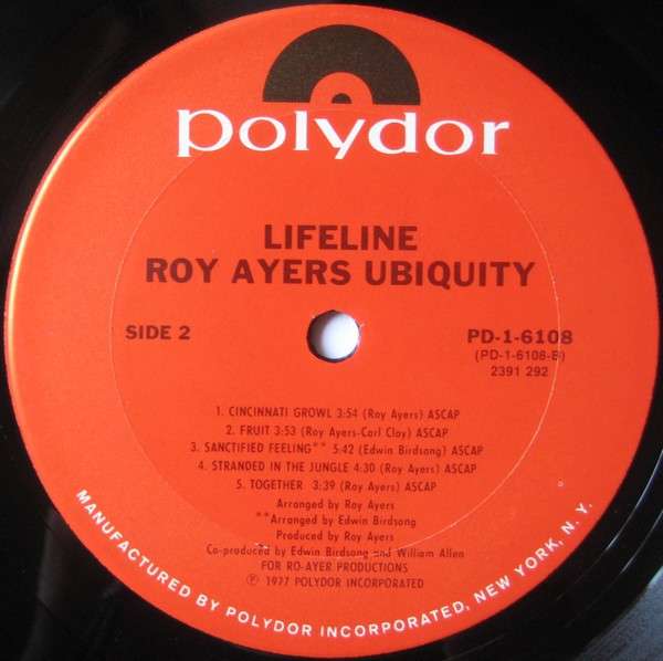 Lifeline - Ayers, Roy Ubiquity
