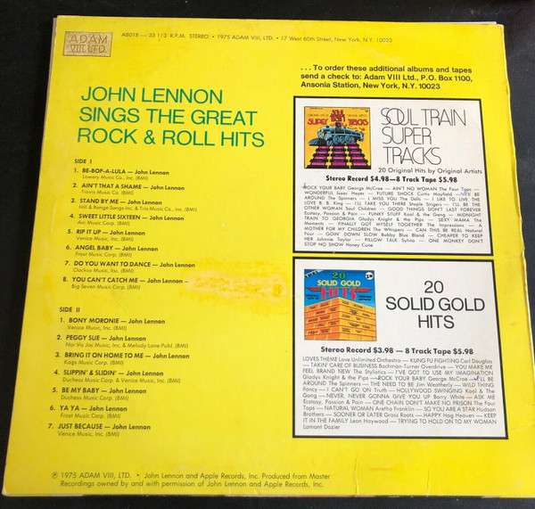 Roots : Sings The Great Rock & Roll Hits - Lennon, John