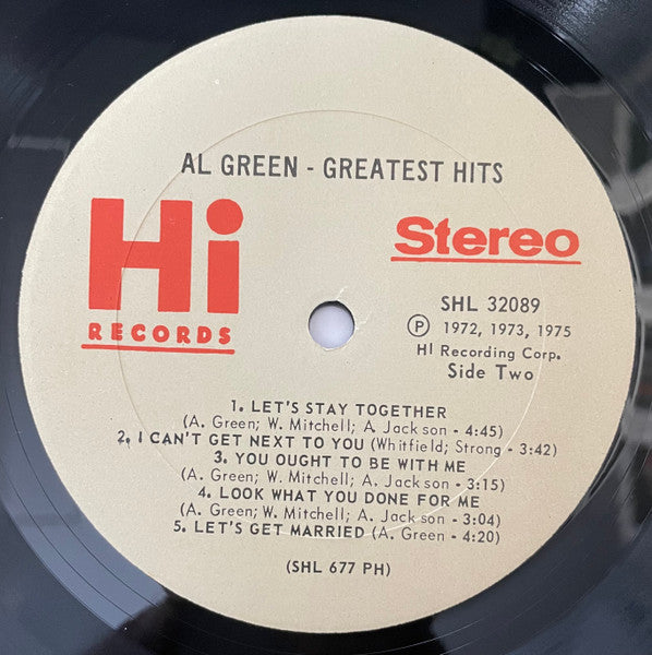 Greatest Hits - Green, Al