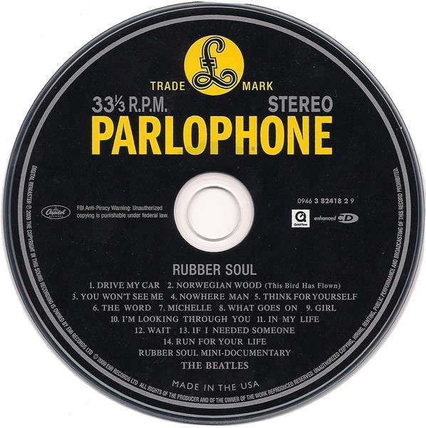 Rubber Soul - The Beatles [CD]