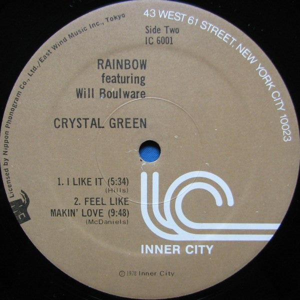Crystal Green - Rainbow / Boulware, Will
