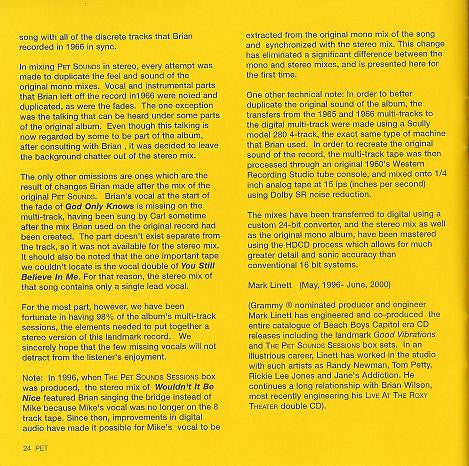 Pet Sounds - Stereo & Mono - Beach Boys