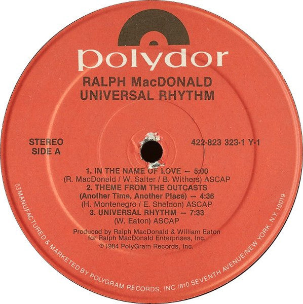 Universal Rhythm - Macdonald, Ralph