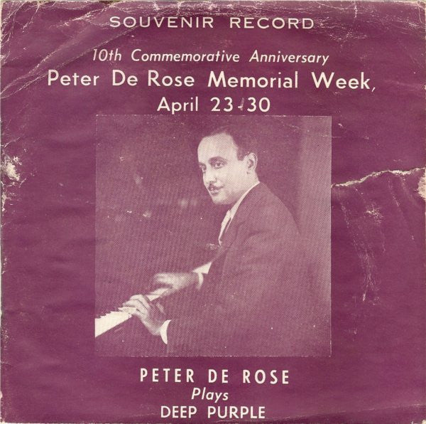 Plays Deep Purple - Rose, Peter De