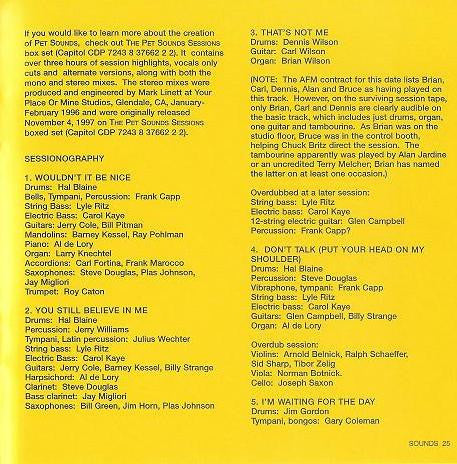 Pet Sounds - Stereo & Mono - Beach Boys