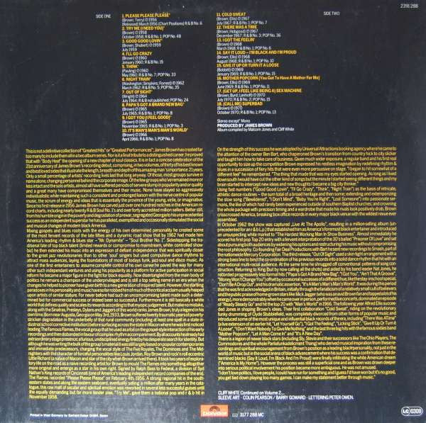 The Best Of James Brown Vol. 1 - Brown, James