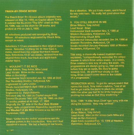 Pet Sounds - Stereo & Mono - Beach Boys