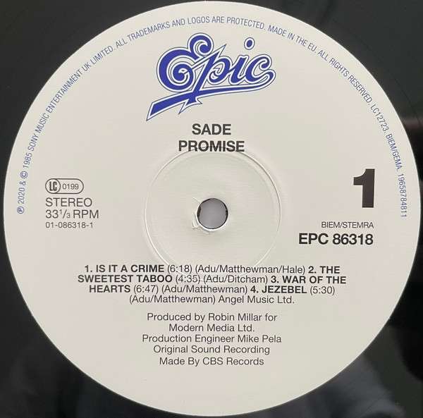 Promise [LP] - Sade