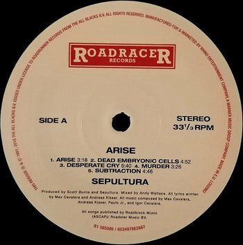 Arise - Sepultura