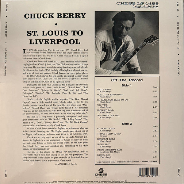 St. Louis To Liverpool  - Berry, Chuck