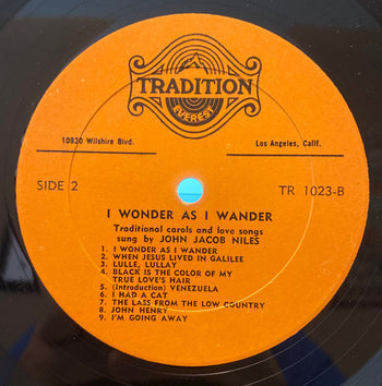 I Wonder As I Wander (Carols And Love Songs) - Niles, John Jacob