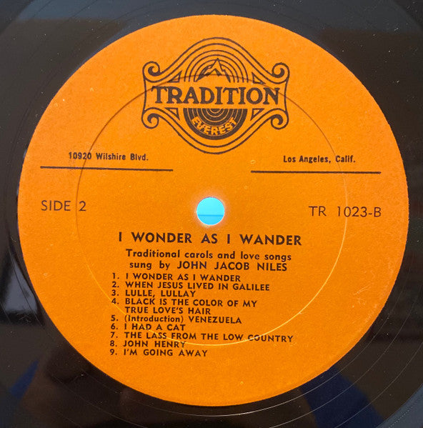 I Wonder As I Wander (Carols And Love Songs) - Niles, John Jacob
