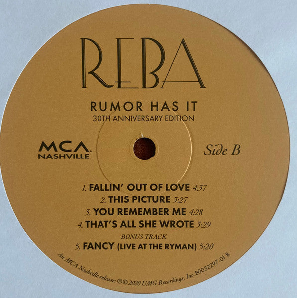 Rumor Has It (30th Anniversary) - Mcentire, Reba