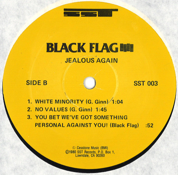 Jealous Again - Black Flag