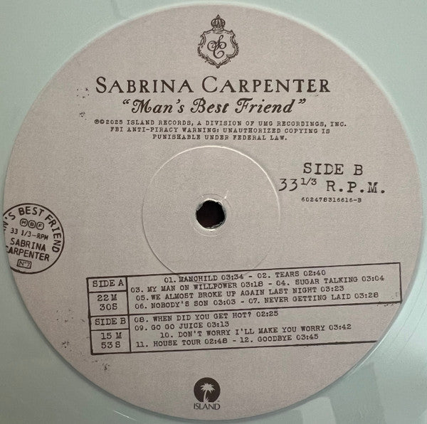 Man's Best Friend - Carpenter, Sabrina