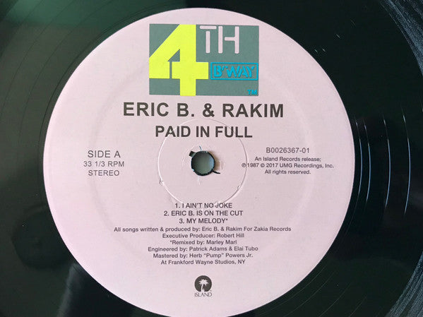 Paid In Full - Eric B. & Rakim