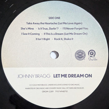 Let Me Dream On - Bragg, Johnny