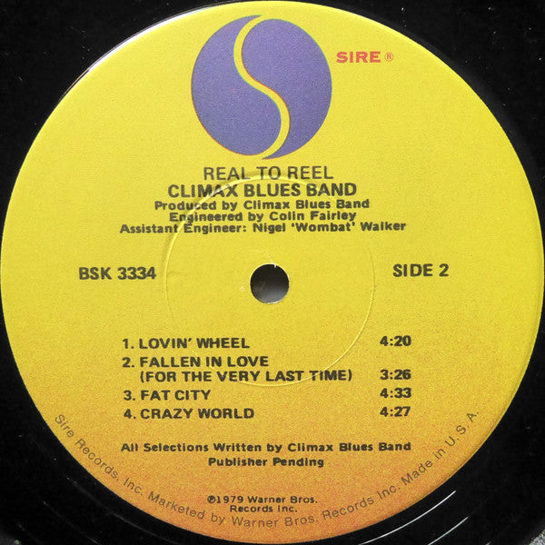 Real To Reel - Climax Blues Band