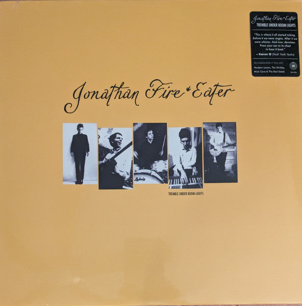 Tremble Under Boom Lights - Jonathan Fire*Eater