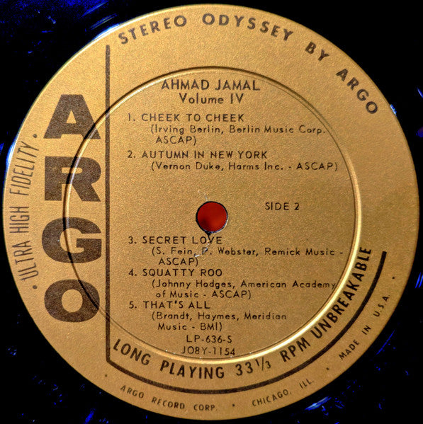 Volume IV - Jamal, Ahmad Trio