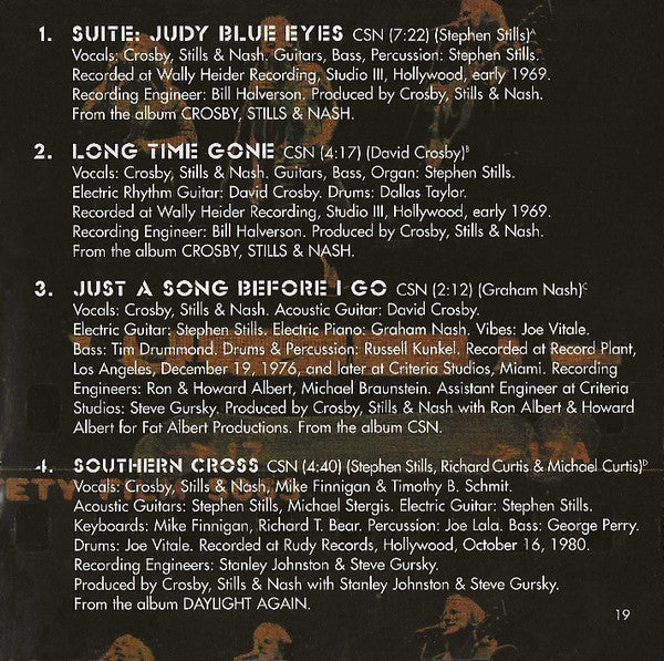 Greatest Hits - Crosby Stills & Nash