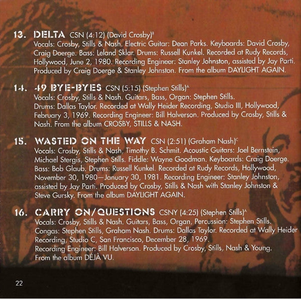 Greatest Hits - Crosby Stills & Nash