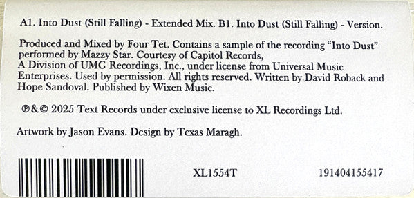Into Dust (Still Falling) - Four Tet