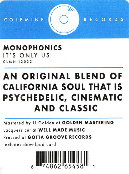 It's Only Us - Monophonics