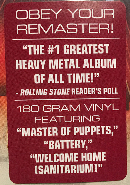 Master Of Puppets - Metallica