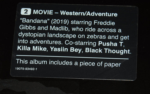 Bandana - Gibbs, Freddie & Madlib