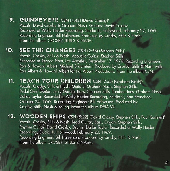 Greatest Hits - Crosby Stills & Nash