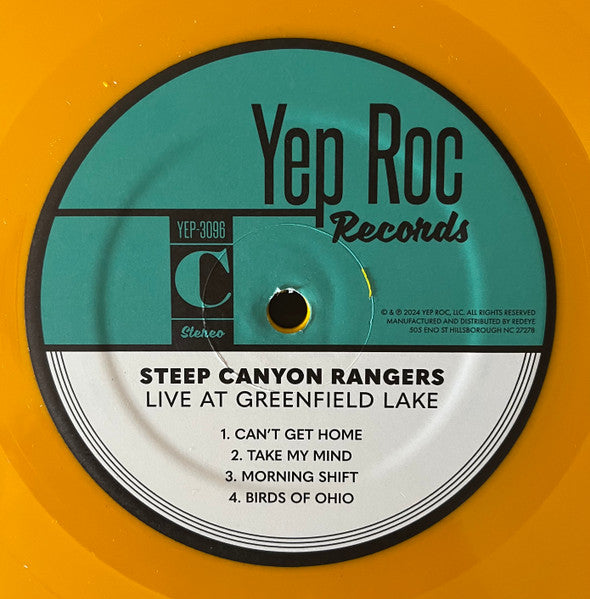 Live At Greenfield Lake - Steep Canyon Rangers