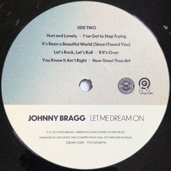 Let Me Dream On - Bragg, Johnny