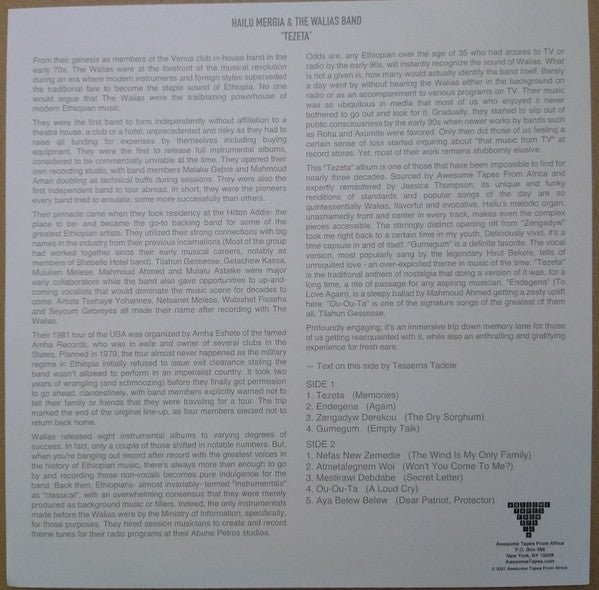 Tezeta - Mergia, Hailu & The Walias