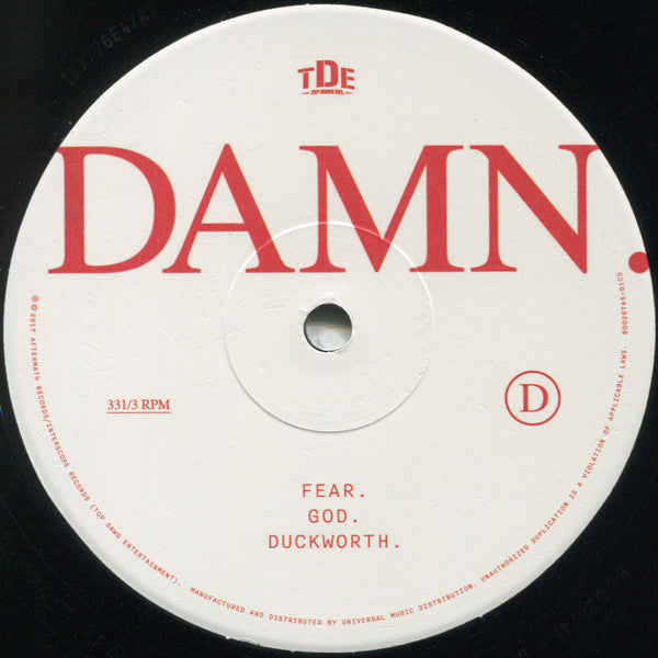 Damn - Lamar, Kendrick