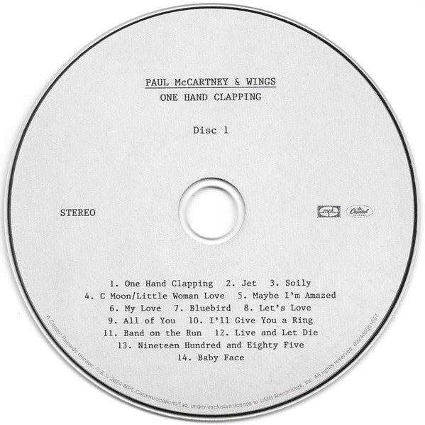 One Hand Clapping - McCartney, Paul & Wings