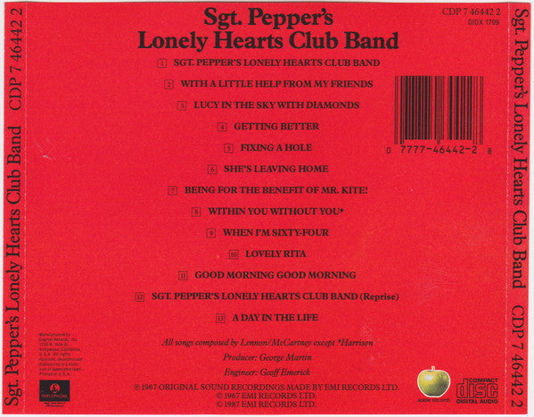 Sgt. Pepper's Lonely Heart's Club Band - Beatles, The