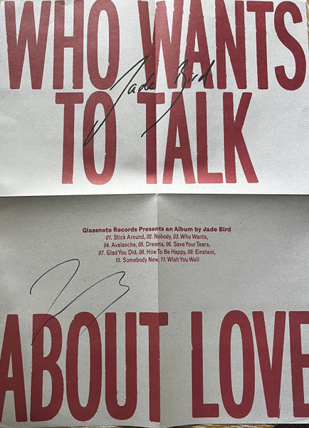 Who Wants To Talk ABout LOVe - Bird, Jade