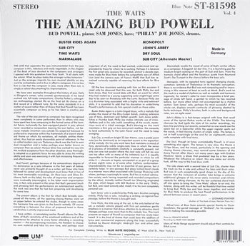 Time Waits: The Amazing Bud Powell - Powell, Bud